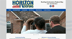 Desktop Screenshot of horizonroofing.com